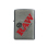 Zippo Feuerzeug - RAW - Silver with Logo