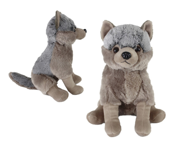 Plüsch Hund Husky/Wolf, 30cm, einzeln
