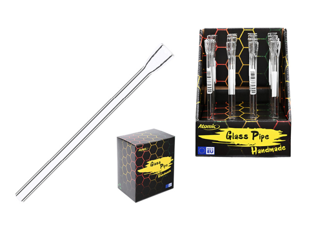 Glaspfeife "Basic", Länge 12,5 cm, 16er Display