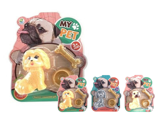 Hund mit Zubehör, einzeln