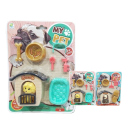 Hund im K&auml;fig mit Zubeh&ouml;r, einzeln