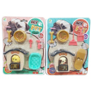 Hund im K&auml;fig mit Zubeh&ouml;r, einzeln