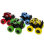 Toy Cars "Jeep" different colours (White,Red,Green,Yellow), 12p Display