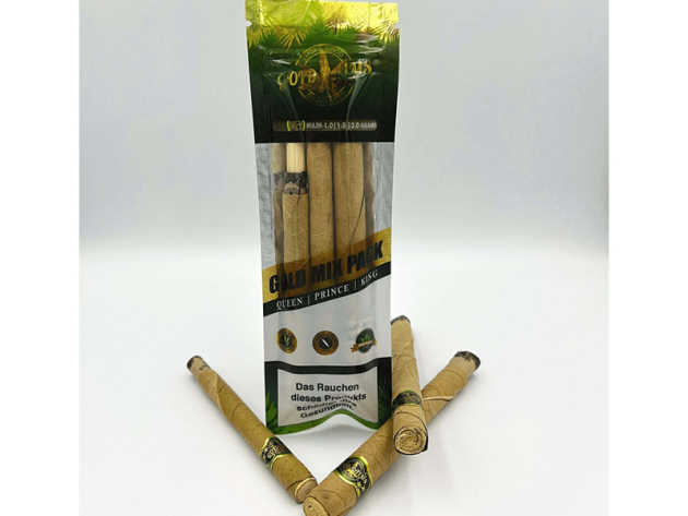 Gold Palms Beedi Blunt Wraps "MIX PACK" 3er Pack