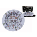 Aschenbecher "Skulls" wei&szlig;...