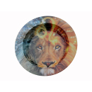 Aschenbecher "Lion" bunt aus Metall, &Oslash;...