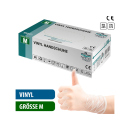 Vinyl-Medical "M" Handschuhe, 100 St./Box,...
