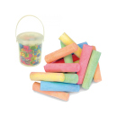 Straßenmalkreide, 12er im Eimer farbig sort.