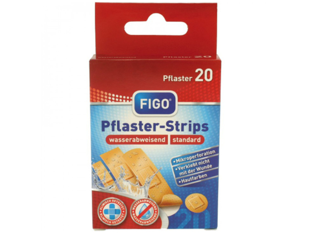 Wundverband Strips 20er in 4 Größen sortiert