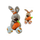 Pl&uuml;sch Hase mit Karotte, ca. 22cm, 2 sort.; einzeln