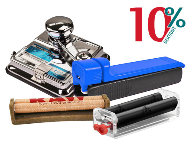 10% auf alle Roller, Wickler & Stopfer *bezieht sich auf den Grundpreis