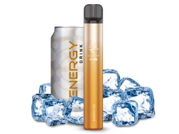 ELFBAR 600 V2 "Elfstorm Ice" (Energiedrink) - E-Shisha - 20mg - 600 Züge