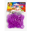Loom Bands Lila, 200er Packung