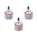 Drehaschenbecher "Kreise"; &Oslash; 9,5 cm;...