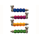 Handpfeife "Kugeln"; 4-fach sortiert; 24er Display