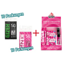10x Gizeh Active Filter Black &amp; 10x Pink + Gizeh...