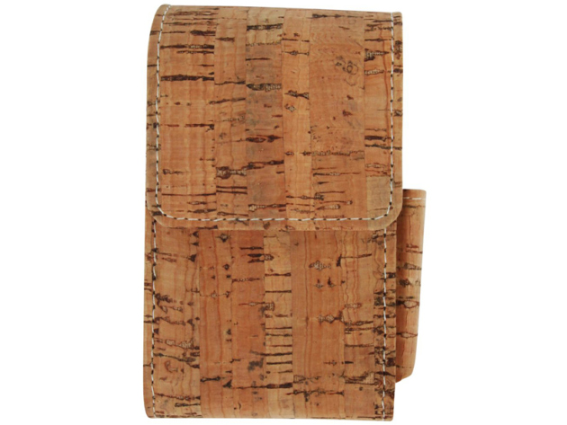 Zigarettenboxen "Kork braun" verstellbar, für 20 Zig., mit Magnetverschluß