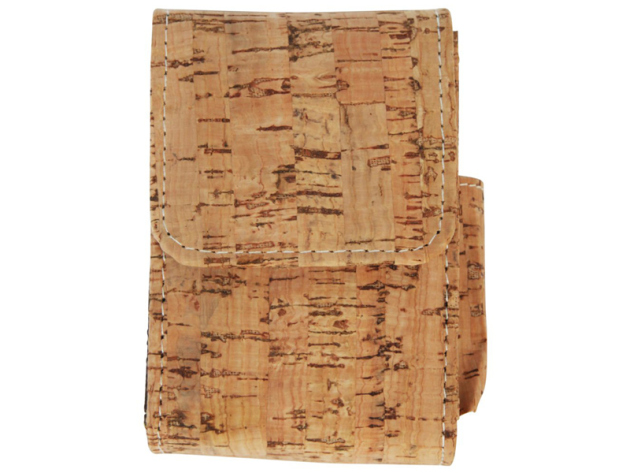 Zigarettenboxen "Kork braun" für 20 Zig., mit Magnetverschluß