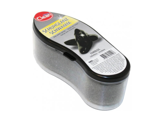 Schuhpolierschwamm 13 x 4cm für Echt- u. Kunstleder