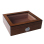 Humidor "Glastop Echtholzfurnier" für 20 Zigarren, 25,8x21,8x7,5cm