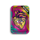 Metall Drehunterlage "Hearts 3/4", 27,5 x 17,5...