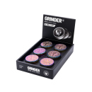 Grinder "Icy Trance Leaf" Metal; 3-tlg.;...