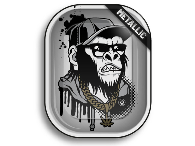 Metall Drehunterlage "Monkey", 18 x 14 cm, einzeln