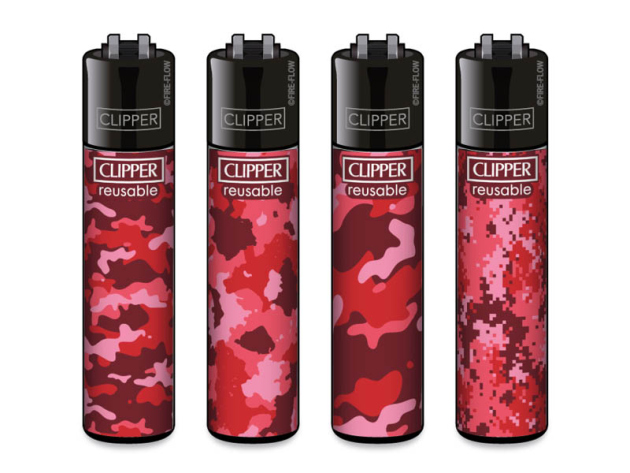 Clipper Large RED CAMOUFLAGE, 48er Display