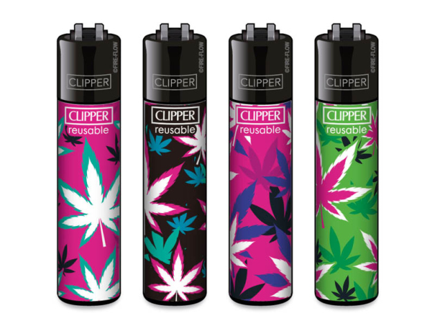 Clipper Large NEON LEAVES#2, 48 Display