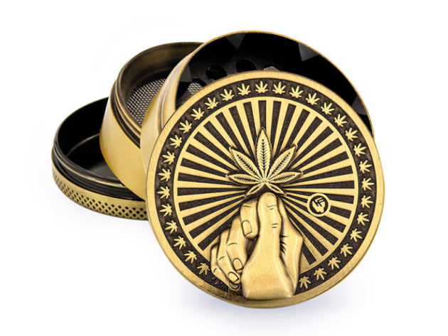 Grinder "Gold HOPE" Metal, 4-tlg.: Ø 50 mm