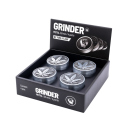 Grinder "Silver Geometrical Leaf" Metal,...