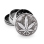 Grinder "Silver Geometrical Leaf" Metal, 4-tlg.: Ø 50 mm