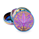 Grinder "Icy Trance Leaf", 4-tlg.: Ø 60 mm
