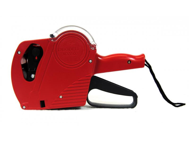 Preisauszeichner Rot, Blau und Gelb - Farbauswahl zufällig