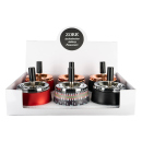 Drehaschenbecher "Zorr" Ø 8,8 cm, 6er Display