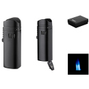 Zigarrenfeuerzeug "Schwarz" matt; 3er...