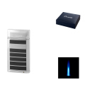 Zigarrenfeuerzeug "Caseti" chrom-grau;...