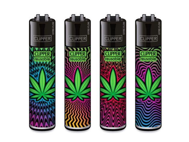 Clipper Large NEON LEAVES#2, 48 Display