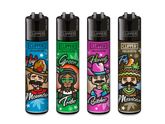 Clipper Large NEON LEAVES#2, 48 Display