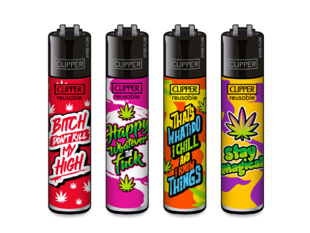 Clipper Large NEON LEAVES#2, 48 Display