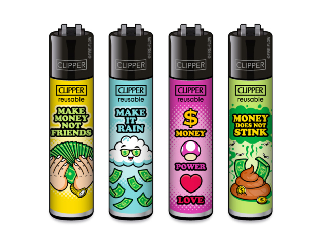 Clipper Large NEON LEAVES#2, 48 Display