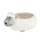Aschenbecher "Schaf"; wei&szlig;;...