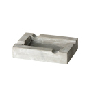 Pipe Ashtray "Black" Glas with two trays