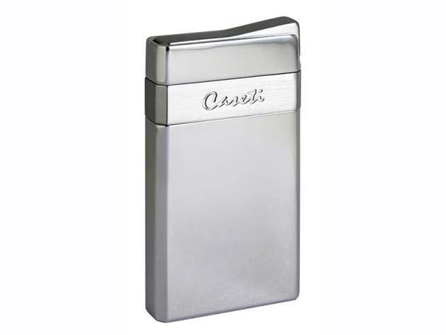 Metallfeuerzeug Jet Chrom Matt Dark Grey