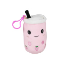 Plüsch Bubble Tea "Boba" Schlüsselanhänger 12cm, 4-fach sortiert, 12er Pack