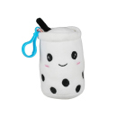 Plüsch Bubble Tea "Boba" Schlüsselanhänger 12cm, 4-fach sortiert, 12er Pack