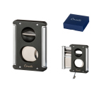 Cigar Cutter "Plastik" Black, 2 Klingen