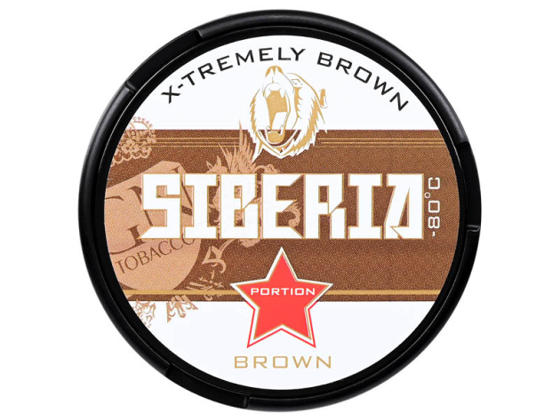 Siberia 80° Brown  20g, Kautabak (Rücknahme ist ausgeschlossen!)