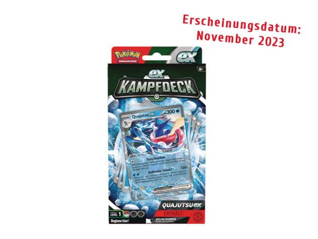 Pokemón - EX-Kampfdeck Quajutsu - DE - November 2023