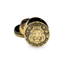 Grinder Icy "Gold Lion" Metal, 4-tlg.: Ø...